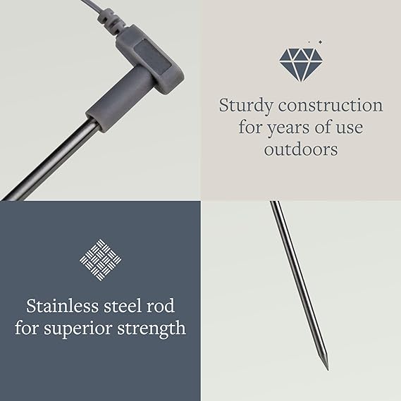 GroundLuxe Grounding Stake w/ 40 Ft Cord