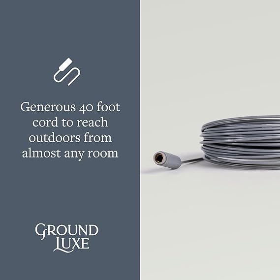 GroundLuxe Grounding Stake w/ 40 Ft Cord