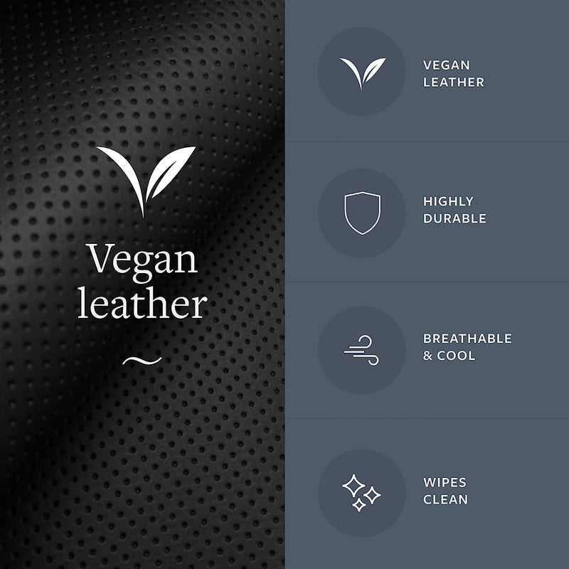 Groundluxe Grounding Mat for Bed is made from vegan leather. It's highly durable, breathable, and easily wipes clean. This is the best earthing mat for sleep.