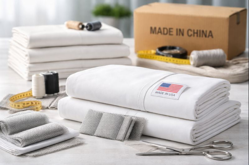 Folded grounding sheets with USA and China manufacturing