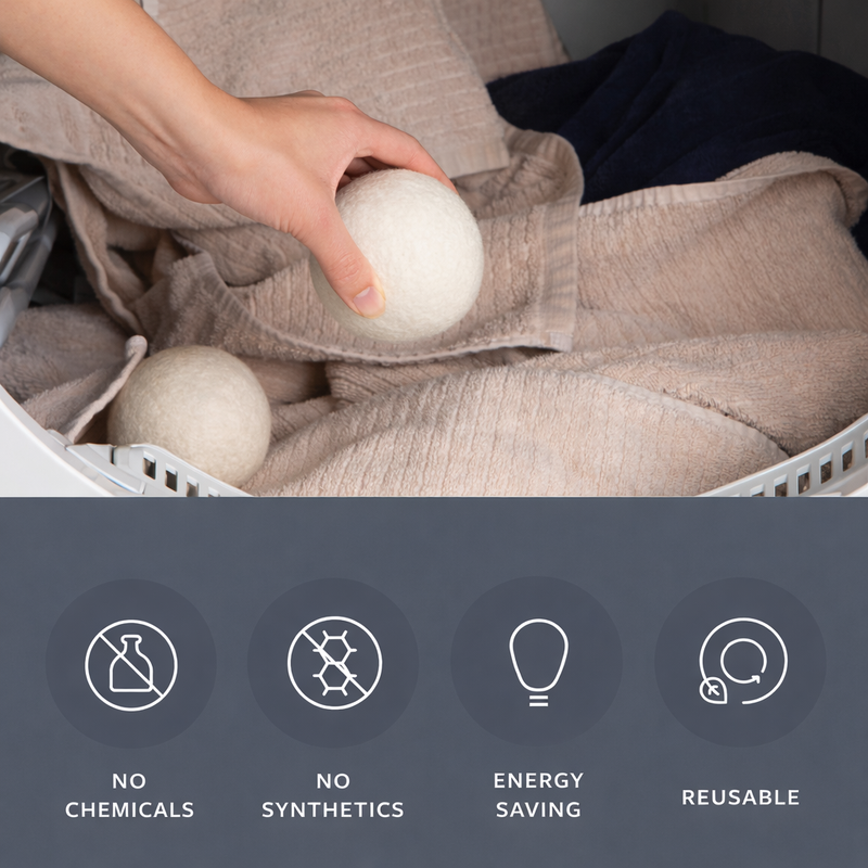 GroundLuxe Wool Dryer Balls