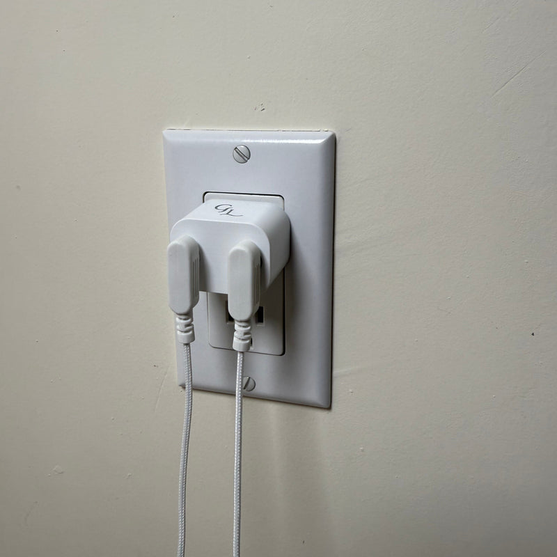 GroundLuxe Grounding Safety Adaptor for North American Outlets