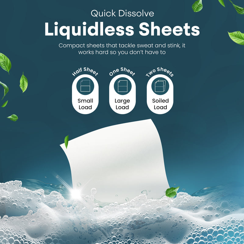 GroundLuxe Eco-friendly Laundry Detergent Sheets