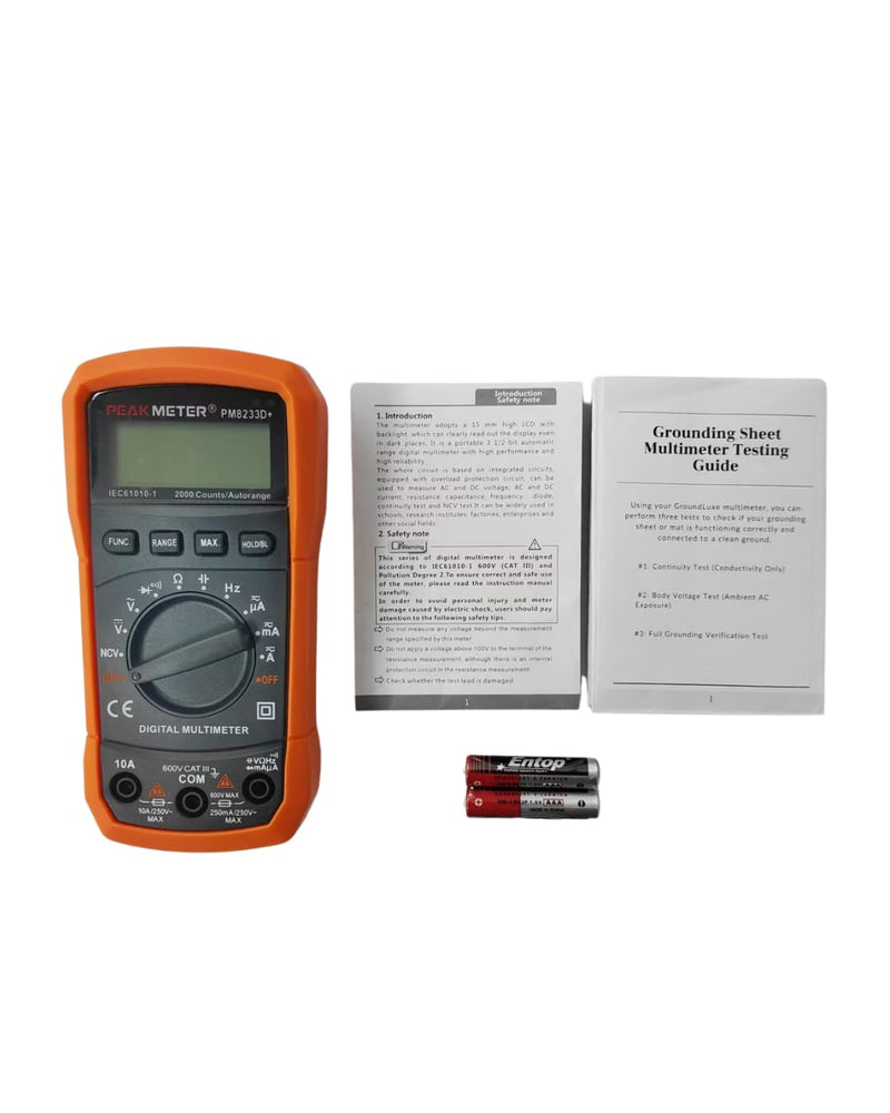 GroundLuxe Multimeter Testing Kit