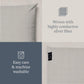 GroundLuxe Grounding Sheet Set in Beige (1 flat, 1 fitted, 2 pillowcase)