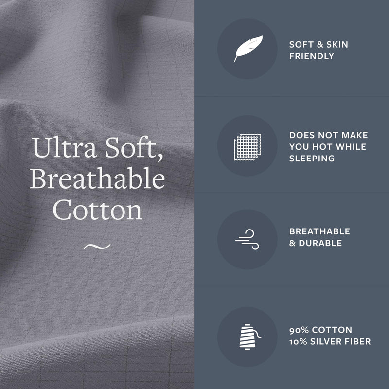 GroundLuxe Luxury Grounding Pillowcase