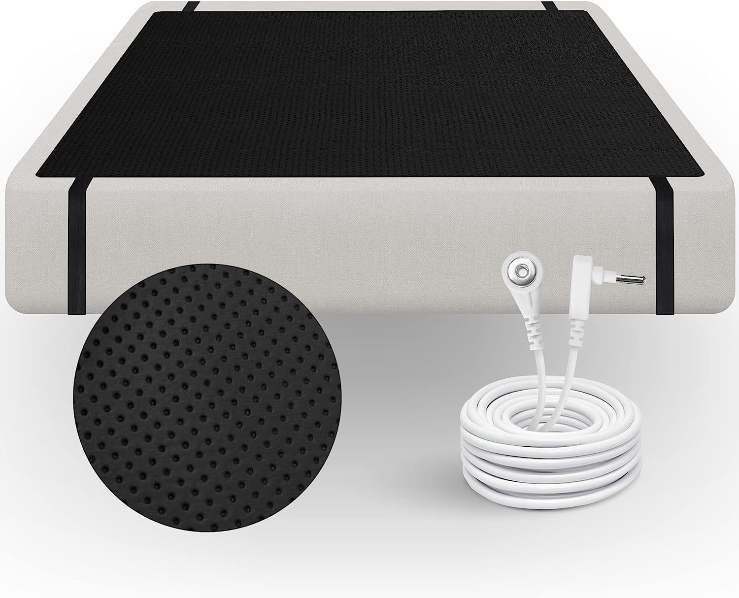 The GroundLuxe earthing mat for bed spans the surface of your mattress, grounding you while you sleep. It's conductive carbon surface is long-lasting and durable, keeping you grounded for years to come.