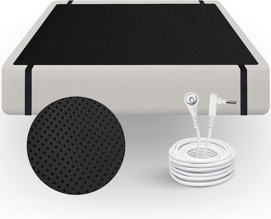 The GroundLuxe earthing mat for bed spans the surface of your mattress, grounding you while you sleep. It's conductive carbon surface is long-lasting and durable, keeping you grounded for years to come.