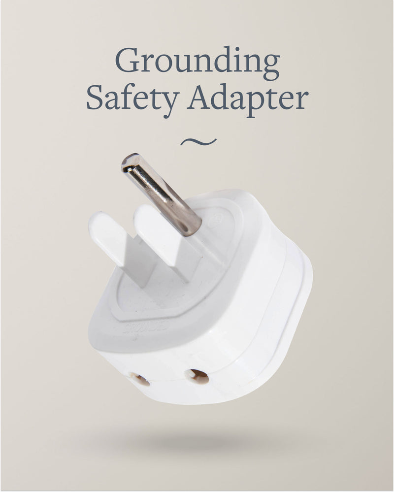 GroundLuxe Grounding Safety Adaptor for North American Outlets