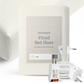 Groundluxe beige fitted grounding sheet in the color beige in its packaging plus on the bed along with a grounding cord, wall outlet checker, and a grounding safety adapter.