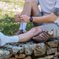 Grounding Crew Socks • White Organic Cotton