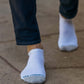 Low-Cut Grounding Socks • White Organic Cotton