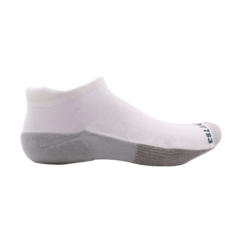 Low-Cut Grounding Socks • White Organic Cotton
