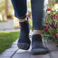 Low-Cut Grounding Socks • Grey Merino Wool