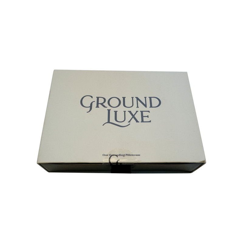 GroundLuxe Silk-Cotton Pillowcase w/ Gift Box