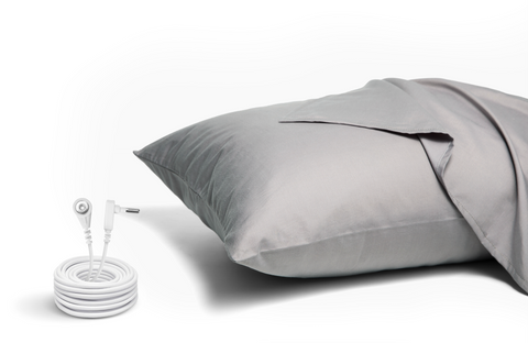 GroundLuxe Premium Silver Fiber Grounding Pillowcase