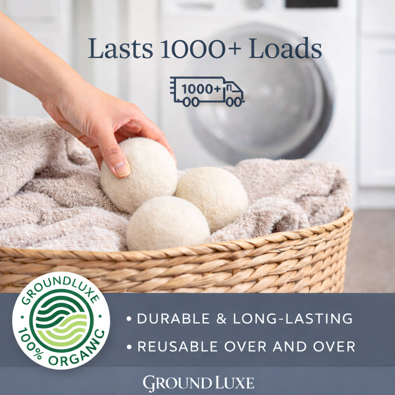 GroundLuxe Wool Dryer Balls