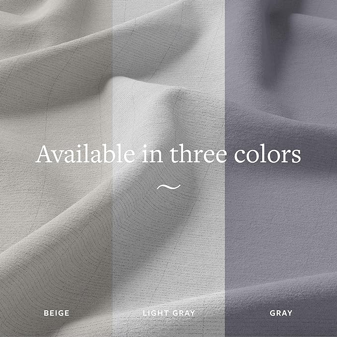 GroundLuxe organic flat grounding sheets available in beige, gray, and light gray color options.