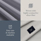 Close-up view of GroundLuxe flat grounding sheet fabric showcasing the 10% silver fiber weave.
