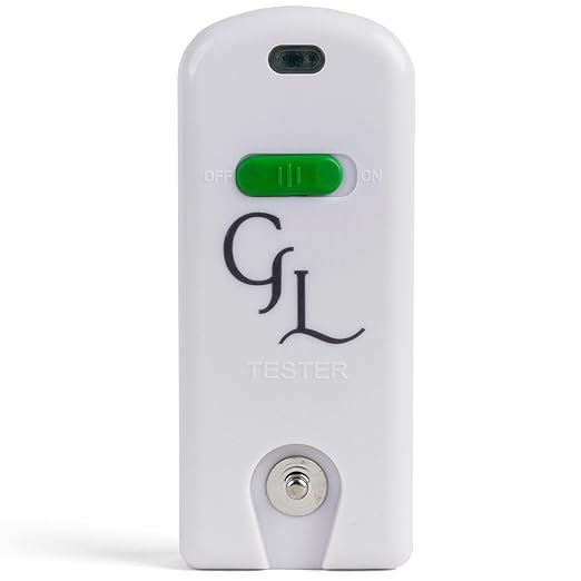View the closeup details of the GroundLuxe Continuity Tester, designed to test all of your earthing products and grounding products to make sure they are grounded. 